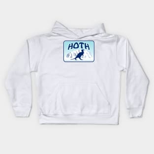 Hoth Travel Decal Kids Hoodie